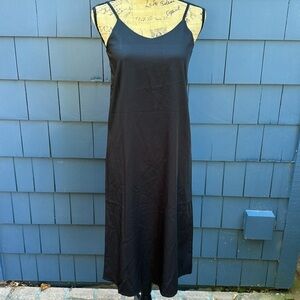 🖤🖤🖤 Black slip dress small to medium polyester Todayful